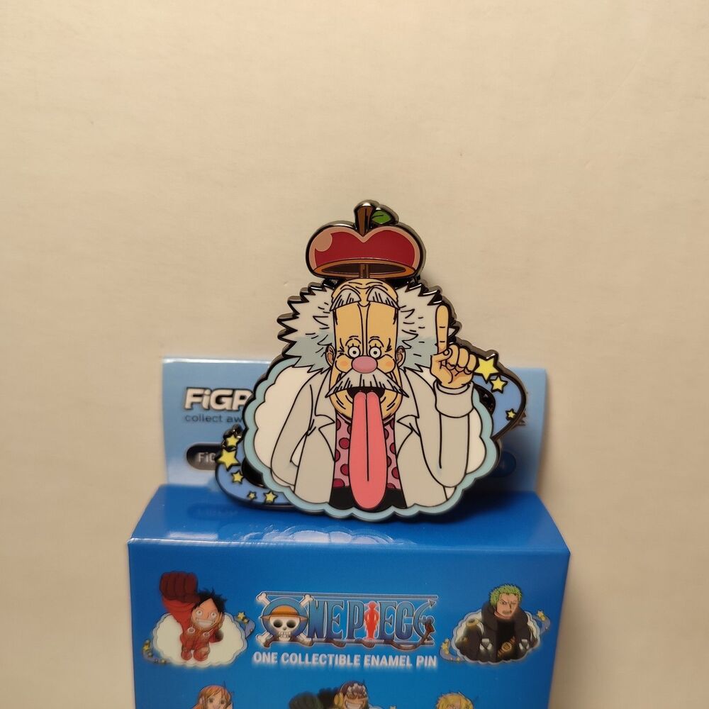 One Piece Vegapunk Y675 Enamel Pin Super Rare FigPin Mini Official Badge